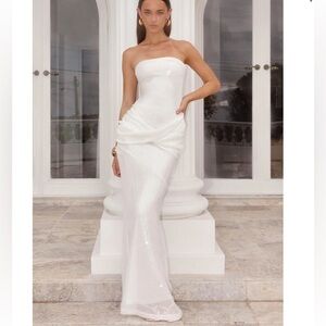 Peppermayo Exclusive - The Anticipating Sequin Maxi Dress XS